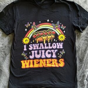 Black Graphic 'Spicy' Adult T-Shirt